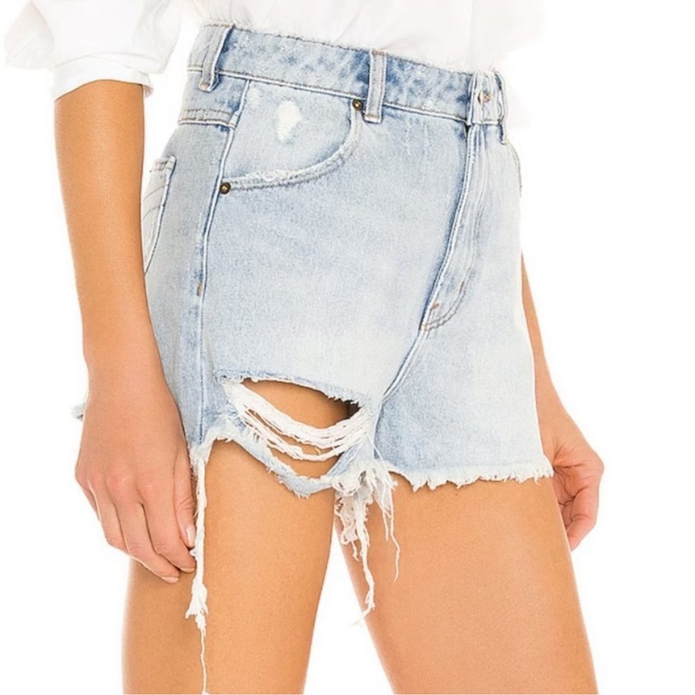 Rolla's X Sofia Richie Dusters Denim Shorts Size 27 in Layla Bleach - Picture 3 of 10
